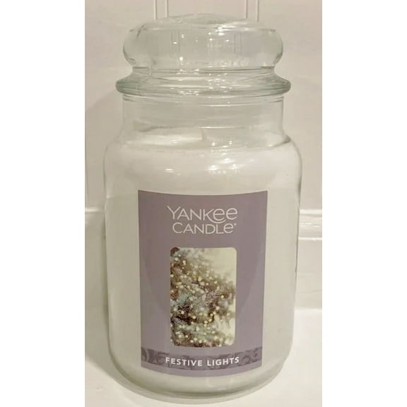 Yankee Candle Festive Lights Large Original Holiday 22oz Jar Candle