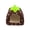 Brown, variant on HOARBOEG Removable Washable Small Pet Hideout Cave, Green Cozy Cat Bed House Type for Small Dogs, Guinea Pig Warm Fleece Mat Shelter, Four-Season Small Animal House