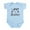 Sky Blue, variant on - I Love My Daddy Infant Bodysuit - Baby Light Bodysuit, Size Newborn - 24 Months