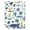 Palm Trees Shells Wave, variant on Haosy Kitchen Scale 11lb/5kg 0.1g Precision Digital Food Scale weight Grams Ounces and Pounds, Blue Pink Shells