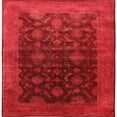 thumbnail image 1 of Ahgly Company Indoor Square Mid-Century Modern Red Oriental Area Rugs, 5' Square, 1 of 6