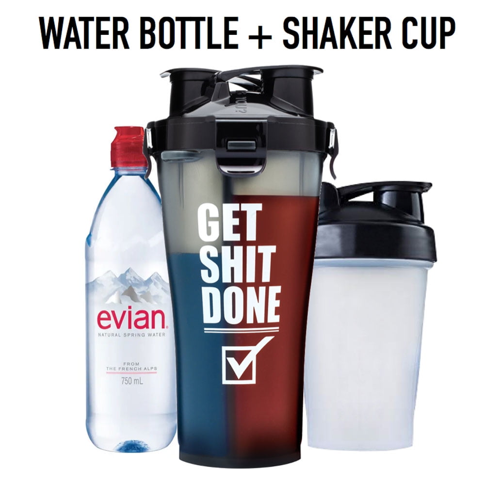 28oz Shaker Bottle w/ fun logo – Hydracup Dual Shaker