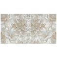 thumbnail image 3 of 3d Beige Floral 3 Ring Hardcover Binders 1.5in Round Rings for Letter-Size Folder Paper Organizer Pockets for Office Student Recipe, 3 of 9