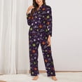 thumbnail image 2 of Sikiie Halloween Women's Long-Sleeve Shirt and Full-Length Bottom Pajama Set (s-xxl)-XX-Large, 2 of 7
