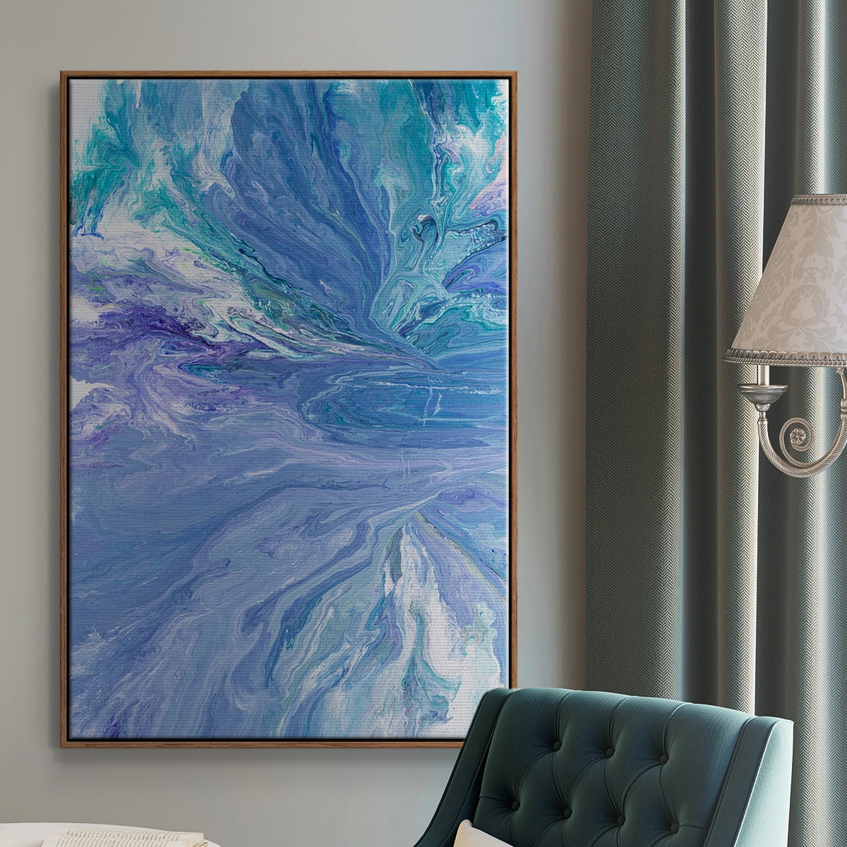 Trying to Focus Framed Premium Gallery Wrapped Canvas - Ready to Hang