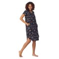 thumbnail image 2 of Aria 100% Cotton Short Sleeve Scoop Neck Nightgown with Pockets, Women’s sizes S-5X, 2 of 6