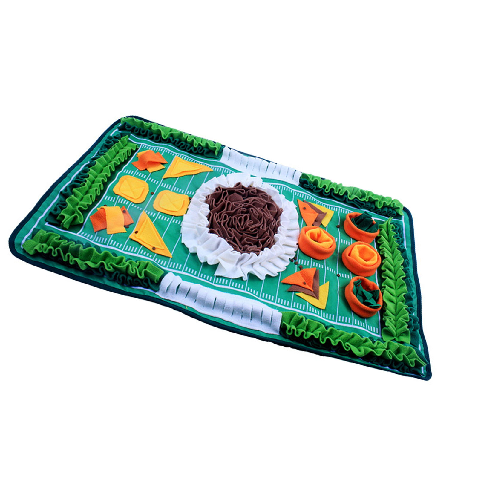 Interactively Scent Sniffing Puzzle Mats Machine Washable Enrichment Smell Mats for Dog and Cats Mental Stimulation