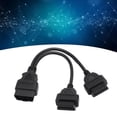 thumbnail image 4 of Extension OBD Extension Cable 16Pin Cable Male To Dual Female Y Splitter Cord Adapter For OBD2 Interface Vehicles, 4 of 8
