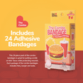 thumbnail image 5 of BioSwiss Bandages, Combo Meal Shaped Self Adhesive Bandages, Latex Free Sterile Wound Care, 24 Count, 5 of 6