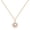 Gold, variant on Gold Plated Sun Opal Necklace October Birthstone Necklace with CZ Around Golden Sun Pendant Necklace for Women Opal Jewelry