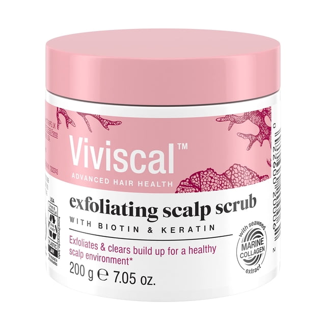 Exfoliante para cuero cabelludo Viviscal con biotina y queratina 200 g