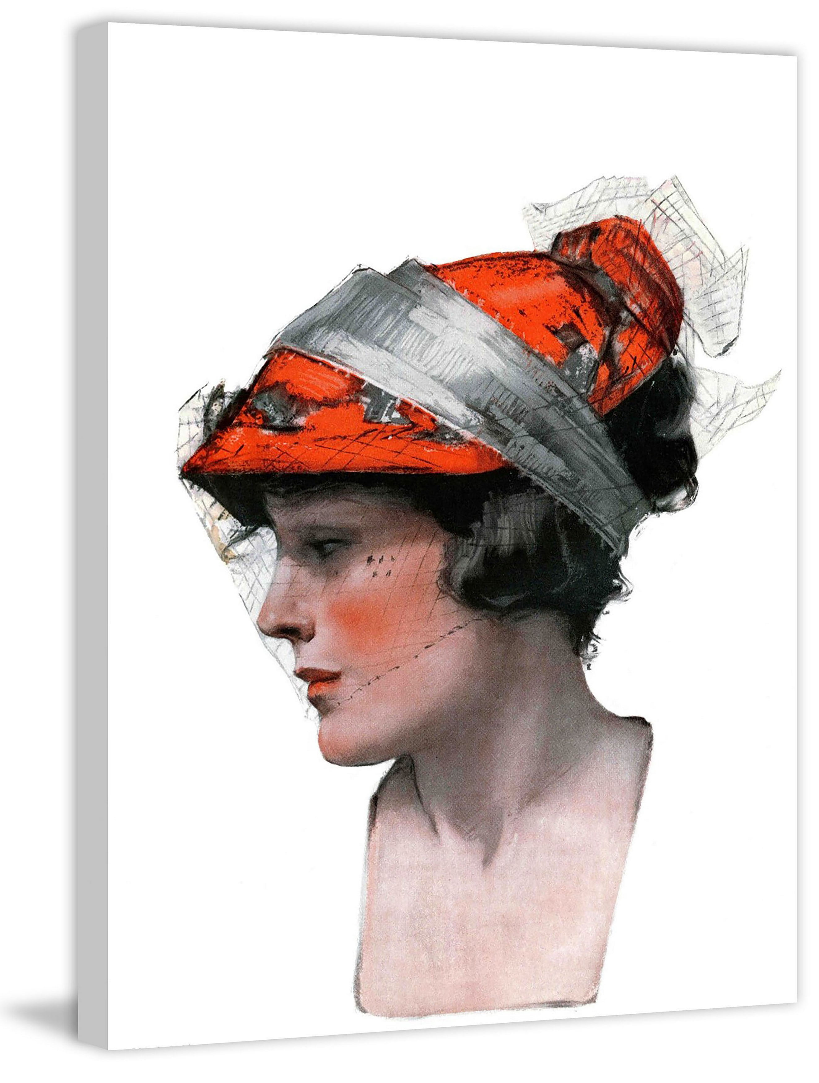 "Woman's Profile" Painting Print on Wrapped Canvas