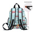 thumbnail image 5 of FORMRS School Backpack with Front Zippered Pocket 12" Student Travel Daypack, Blue Trains Pattern, 5 of 6