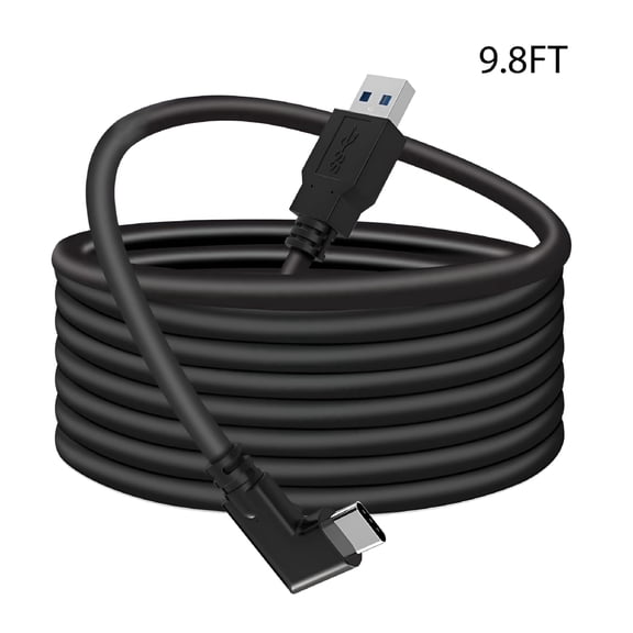 GJX USB C Extension Cable 9.8FT Fast Charging Type C Cable For Quest VR Headset