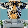 thumbnail image 4 of Nawypu Giraffe with glasses Prints durable tapestry (Vertical) Suitable for wall hanging, dormitory,decoration, 4 of 6