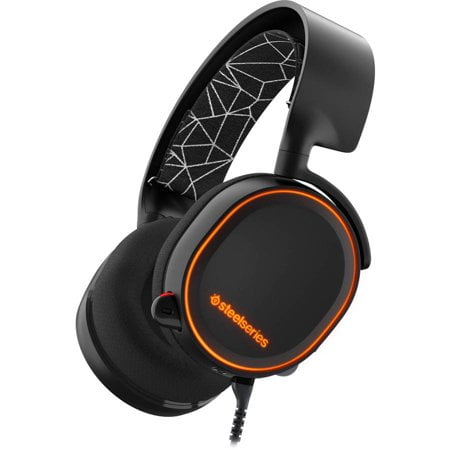 SteelSeries Arctis 5 - RGB Illuminated Gaming Headset with DTS Headphone: X  v2.0 Surround - for PC and PlayStation 4 - Black - Walmart.com