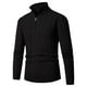 thumbnail image 1 of pstuiky camisas de manga larga para hombre, Suéter de solapa de color sólido para hombre, suéter de punto, suéter informal cálido de manga larga para hombre salir tops m, 1 of 7