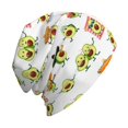 thumbnail image 6 of Naloa Kawaii Mexican Avocado Soft Beanie Hat, Knit Beanie Daily Beanie in Fine Knit for Women Men Winter Travel, Outdoor, 6 of 7