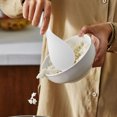 thumbnail image 4 of Tumbler Rice Spoon under $5! Xqxayjr Tumbler Rice Spoon, Heat Resistant Plastic Rice Paddle, Self Standing Kitchen Utensil, Non Stick Rice Server for Rice Cooker, Easy Clean Cooking Tool, 4 of 6