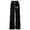 A-Black50, variant on XUELUO Big Girls Athletic Pants Bow Print Drawstring Waist Wide Leg Sweatpants Loose Lightweight Playful Casual Joggers Pants
