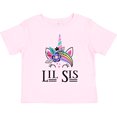thumbnail image 3 of Inktastic Little Sister Unicorn Lil Sis Girls Toddler T-Shirt, 3 of 5