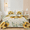 Sunflower Yellow, variant on Davulos Sunflower Quilts for King Bed,3 Piece Farmhouse Floral Bedspread Coverlet Set,Reversible Bed Cover Lightweight Gingham Bedding for Cottage Bedroom Decor