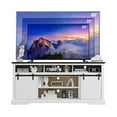 Athletgo TV Stand for 75 Inch TVs, 32" Tall Modern Entertainment Center