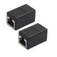 thumbnail image 1 of 2PCS RJ45 Connector Female to Female Ethernet Adapter 8P8C Network Extender Extension Cable, 1 of 6