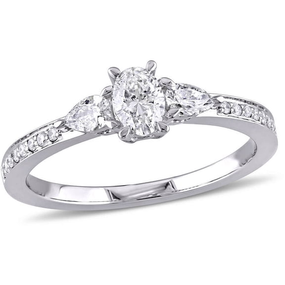 Everly Women's Diamond 14K White Gold Engagement Ring
