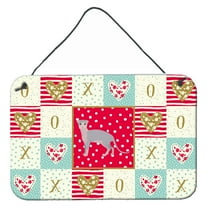 Carolines Treasures CK5729DS812 Ukrainian Levkoy Cat Love Wall or Door Hanging Prints 8x12 multicolor