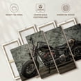 thumbnail image 6 of Elephant Stock Harley Davidson Chopper Wall Art - Horizontal Multi Panel Canvas - Living Room Wall Decor - Transportation Multi Panel - Brown And Gray Decor - 36" x 22", 6 of 8