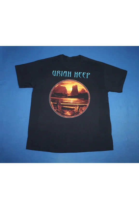 RARE Uriah Heep Shirt Into The Wild Unisex Cotton T-shirt All size