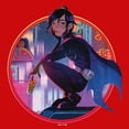 thumbnail image 2 of Boy's Batman Batgirl City Crouch  Graphic T-Shirt, 2 of 4