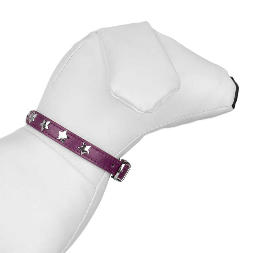 CUECUEPET Adjustable Dog Collar with Embellished Star Bling Charms [Multiple Sizes]