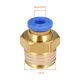 thumbnail image 2 of Conector Manguera Empuje, Racor Neumatico Recto, Tubo de 4mm Diámetro Exterior x G1/4 Macho, Adaptador Manguera Tubo, Enchufe Rapido Neumatico, 5 Piezas, 2 of 4