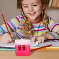 thumbnail image 3 of Compact Hole Pencil Sharpener with Protective Cover for Efficient School and Home Use, 3 of 4
