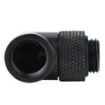 thumbnail image 4 of 90 Degree Elbow Fitting G1/4 Thread Hard Tube Fitting Connector Water Cooling Fittings for Computer Liquid Cooling System Silver, 4 of 6