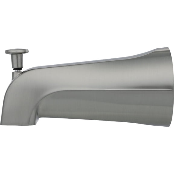 DANCO Bath Tub Spout with Diverter, Brushed Nickel, 1-Pack 89249