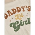 thumbnail image 6 of Bagilaanoe Newborn Baby Girl Summer Rompers Letter Print Short Sleeve Bodysuits 3M 6M 12M 18M Infant Casual One Piece Short Jumpsuit, 6 of 8