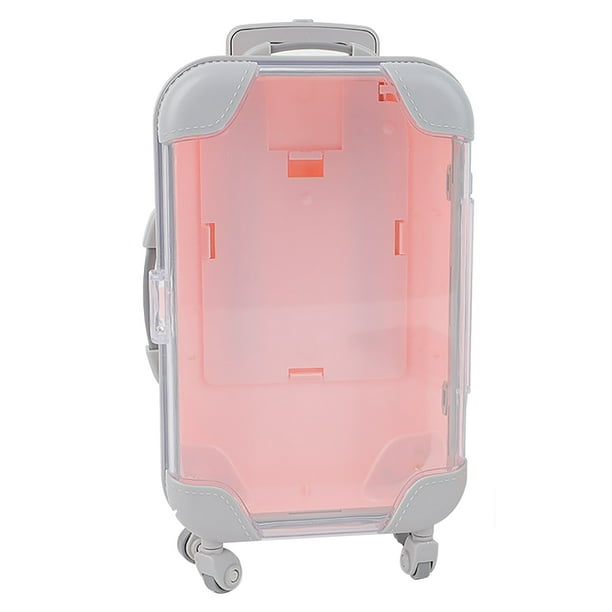 Doll Suitcase Realistic Rolling Suitcase Trolley Case Traveling Case