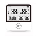 thumbnail image 1 of Tuya Smart WIFI Sensor de Temperatura y Humedad Termómetro Higrómetro Interior con Pantalla LCD Compatible con Asistente de, 1 of 5