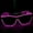 Rose Red, variant on Light up Glasses,Flashing EL Wire Neon Rave Glasses Luminous LED Sunglasses Costumes for Party,Halloween