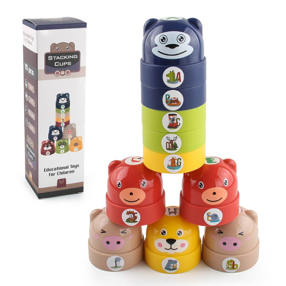 Stack Cup Educational Toy Baby Stacking Cup Toy Parentchild DIY