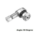thumbnail image 4 of Unique Bargains Pair Silver Tone Aluminum Alloy 90 Degree Universal Motorcycle Vacuum Tire Valve Stems Caps 11.3mm, 4 of 6