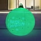thumbnail image 3 of Bola inflable de Navidad 60cm 16 colores adorno ajustable colgante al aire libre Verde Macarena Pelota Inflable, 3 of 6