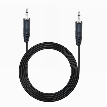 FITE ON Compatible 6ft Black Premium 3.5mm Audio Line Aux-in Cable Cord Replacement for Anker Soundcore Portable Wireless Speaker