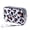 Orange Leopard Print, variant on Three-Zipper Clutch Bag Long Waterproof Travel Wallet With Detachable Wristband For Women