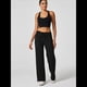 thumbnail image 5 of Pantalones Deportivos Anchos para Mujer con Bolsillos, Estilo Y2K Negro M, 5 of 9