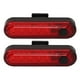 thumbnail image 2 of Luz trasera de bicicleta con carga USB, juego de luces delanteras y traseras universales brillantes y seguras para bicicletas de montaña y de carretera, 2 uds., 2 of 12