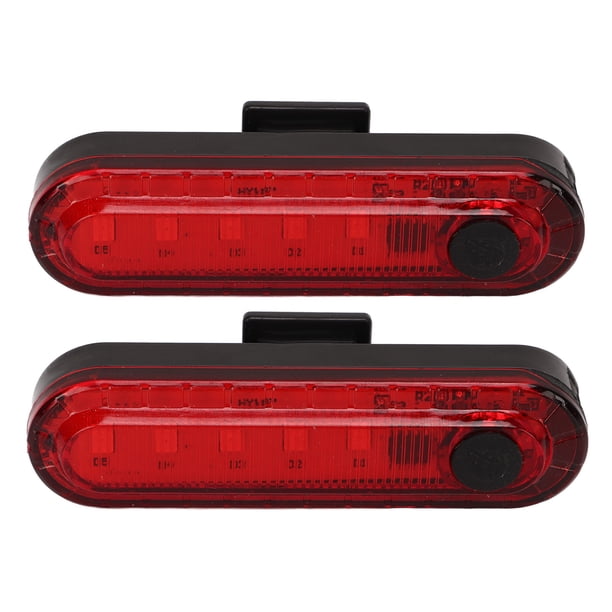 Luz Trasera Para Bicicleta Con Carga USB, Juego De Luces Delanteras Y Traseras Universales Brillantes Y Seguras Para Bicicletas De Montaña Y De Carretera, 2 Uds.